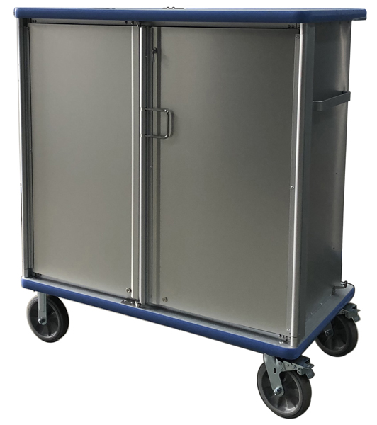 铝制密封下送车